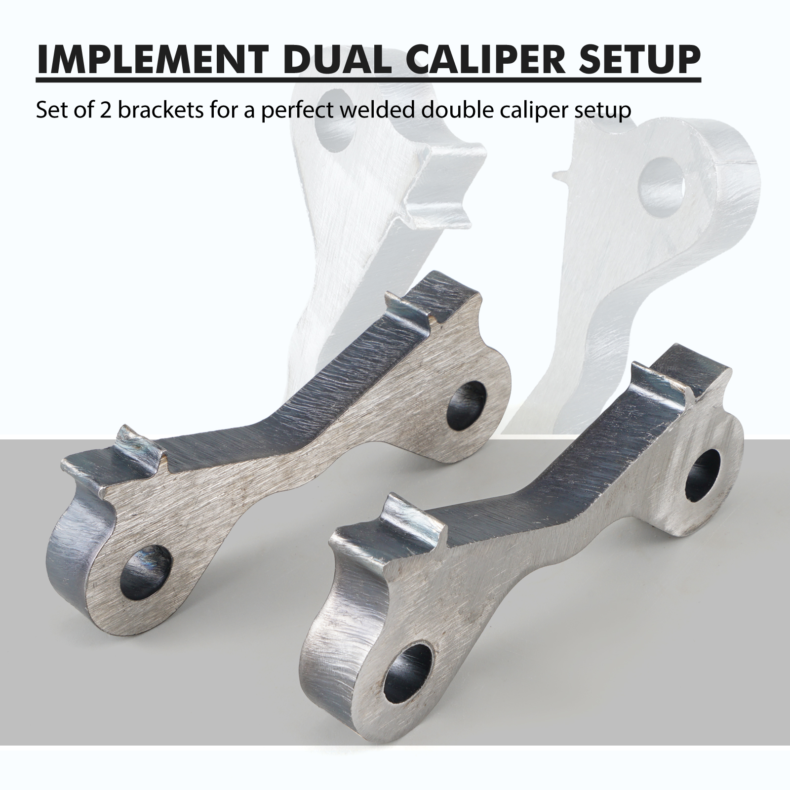 ペルフェクト Rear Twin Brake Calipers Adapters Weld-on For BMW E36 E46